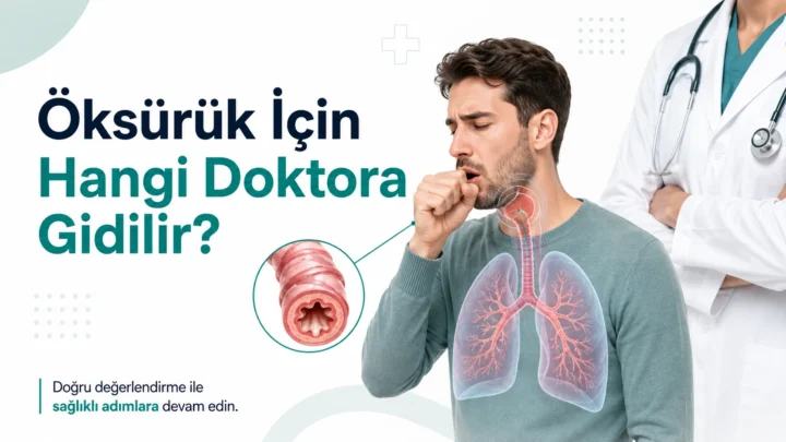 Öksürük İçin Hangi Doktora Gidilir? Hangi Bölüm Bakar?