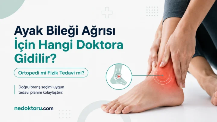 Ayak Bileği Ağrısı İçin Hangi Doktora Gidilir? Ortopedi mi Fizik Tedavi mi?