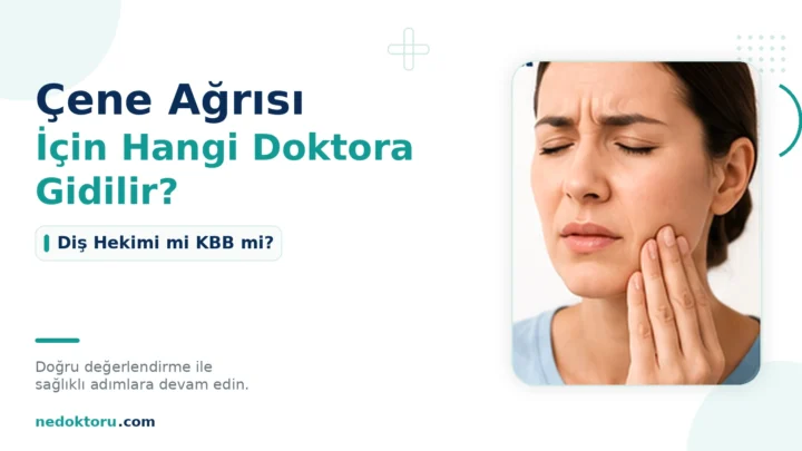 Çene Ağrısı İçin Hangi Doktora Gidilir? Diş Hekimi mi KBB mi?