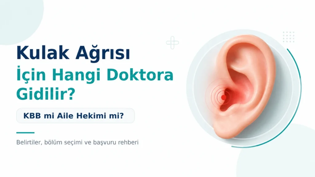 Kulak Ağrısı İçin Hangi Doktora Gidilir? KBB mi Aile Hekimi mi?