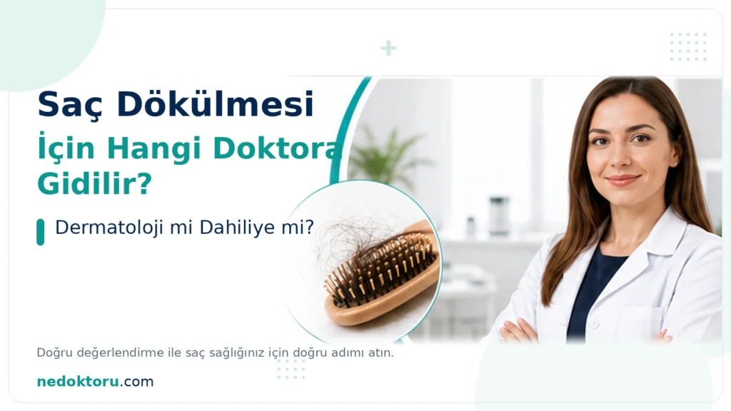 Saç Dökülmesi İçin Hangi Doktora Gidilir? Dermatoloji mi Dahiliye mi?
