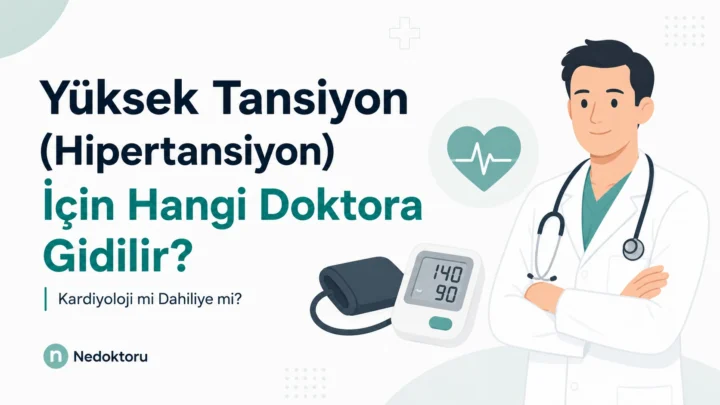 Yüksek Tansiyon (Hipertansiyon) İçin Hangi Doktora Gidilir? Kardiyoloji mi Dahiliye mi?