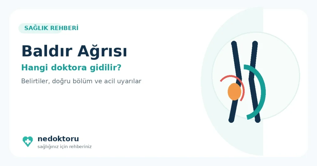 Baldır Ağrısı İçin Hangi Doktora Gidilir? Ortopedi mi Damar Cerrahisi mi?