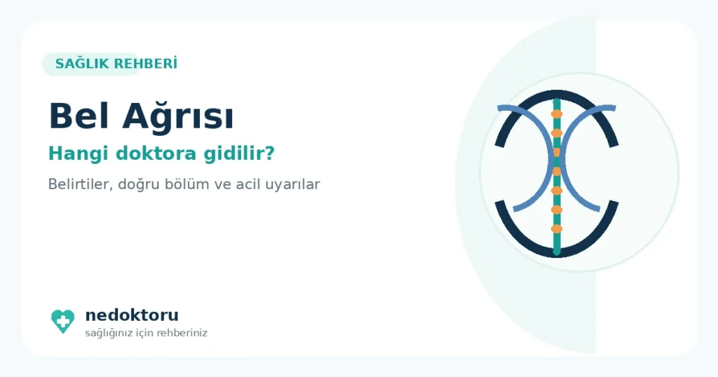 Bel Ağrısı İçin Hangi Doktora Gidilir? FTR mi Ortopedi mi?