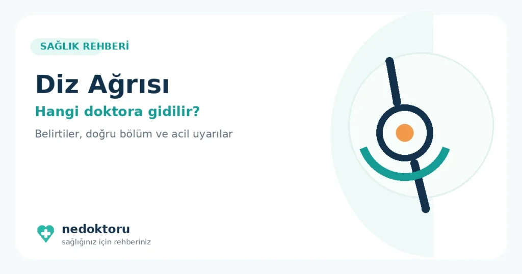 Diz Ağrısı İçin Hangi Doktora Gidilir? Ortopedi mi Fizik Tedavi mi?