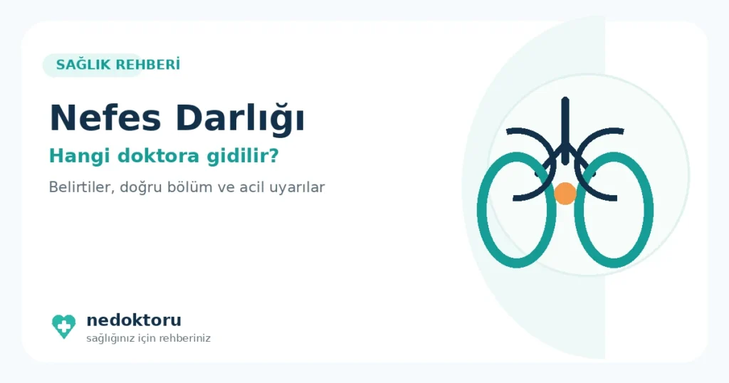 Nefes Darlığı İçin Hangi Doktora Gidilir? Göğüs mü Kardiyoloji mi?
